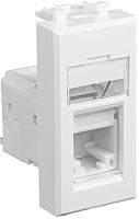 Розетка компьютерная модульная DKC Avanti 1-м. 1 мод. RJ45 5е белое облако картинка
